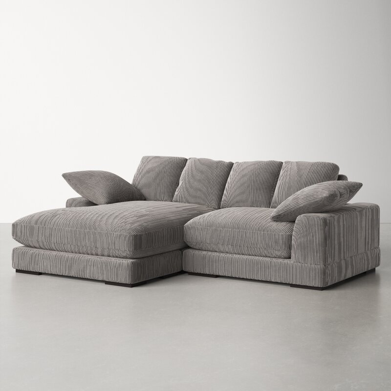 106′′ Wide Reversible Sofa & Chaise