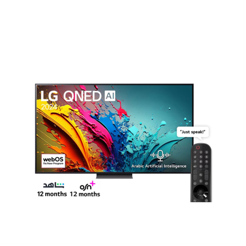 LG 75 Inch LG QNED AI QNED86 4K Smart TV AI Magic remote HDR10 webOS24