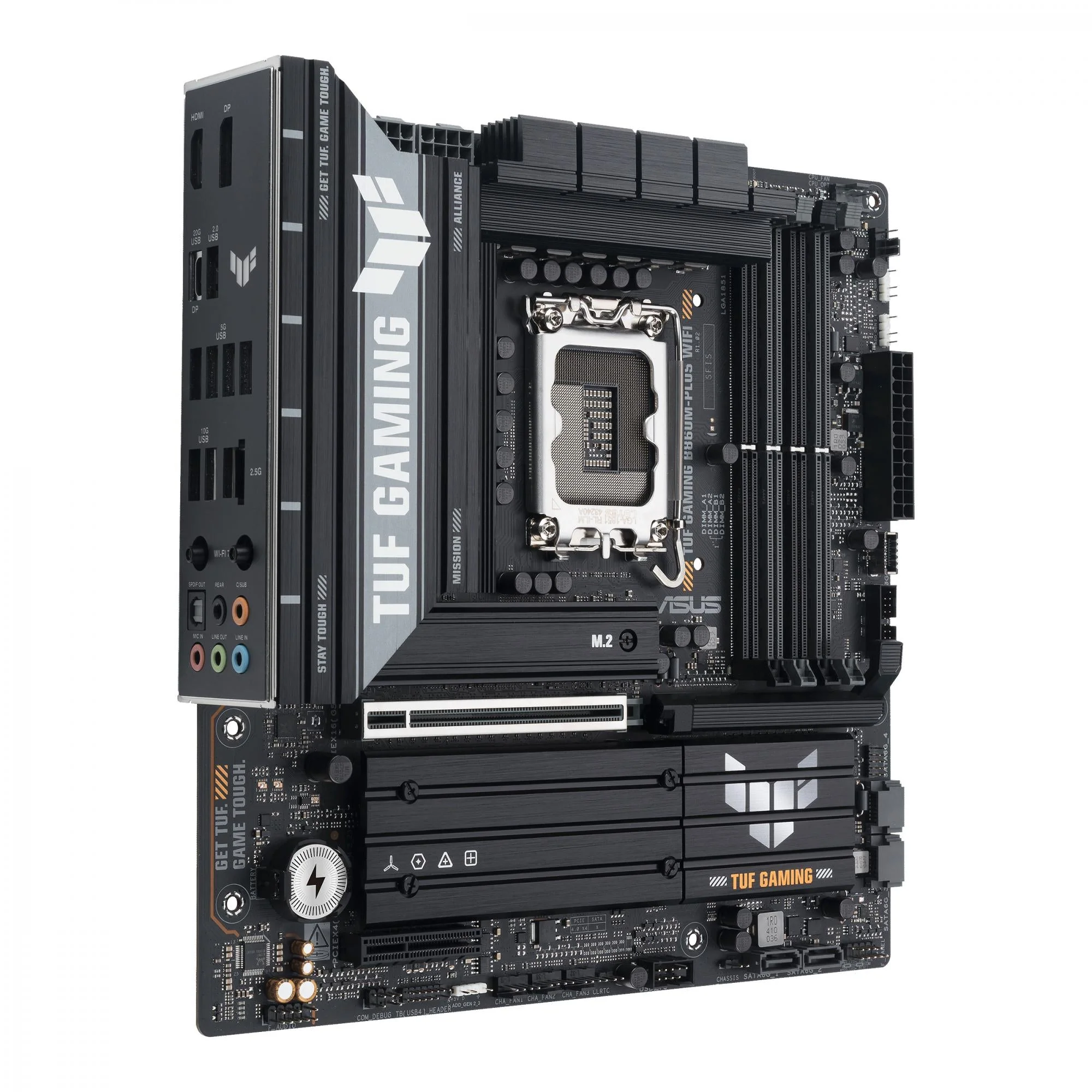 ASUS TUF GAMING B860M-PLUS WIFI (mATX. B860. LGA 1851. DDR5)