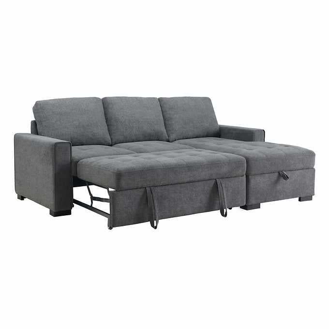 Kendale Sleeper Sofa with Storage Chaise - Online Shop