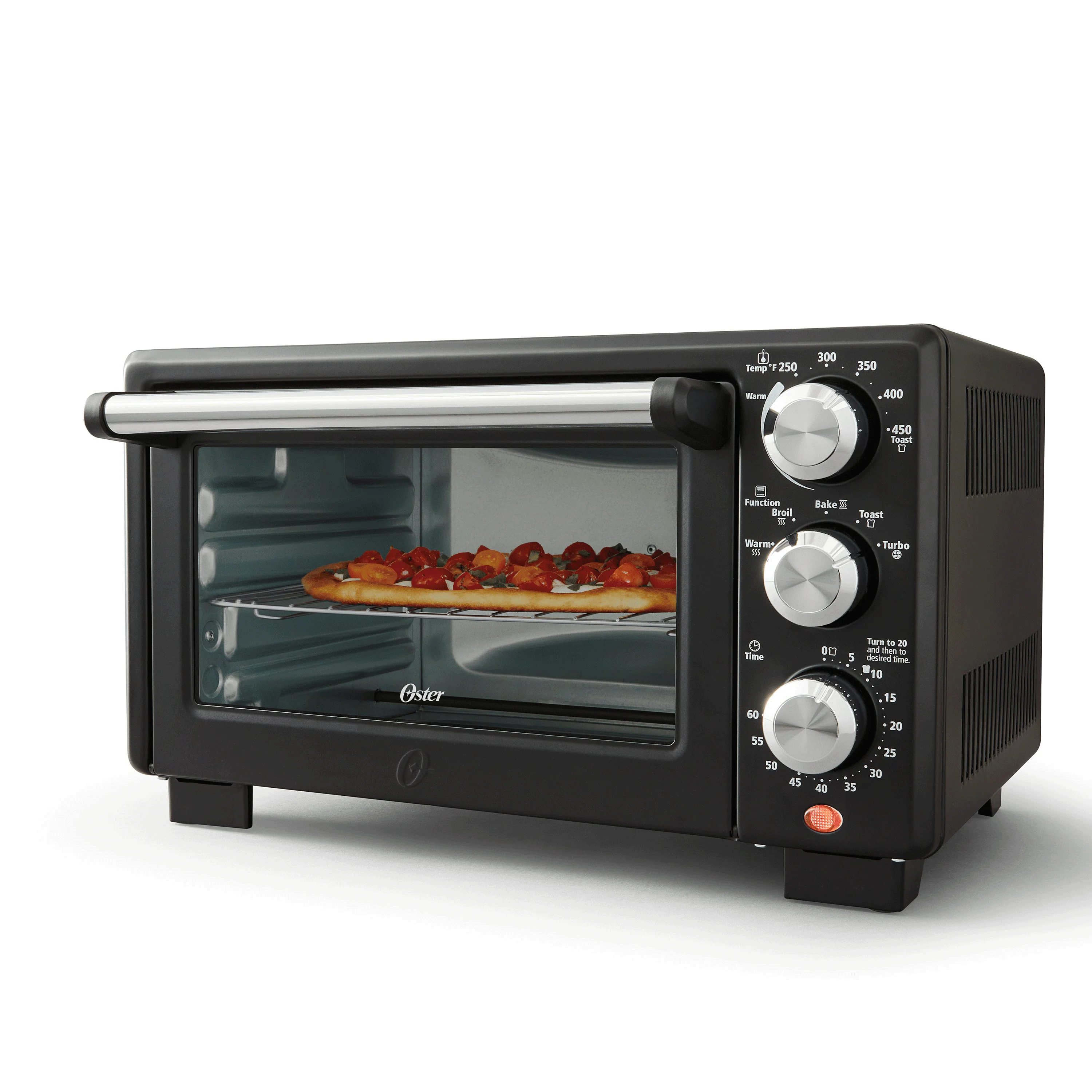 Oster® Convection 4-Slice Toaster Oven, Matte Black, Convection Oven and Countertop Oven