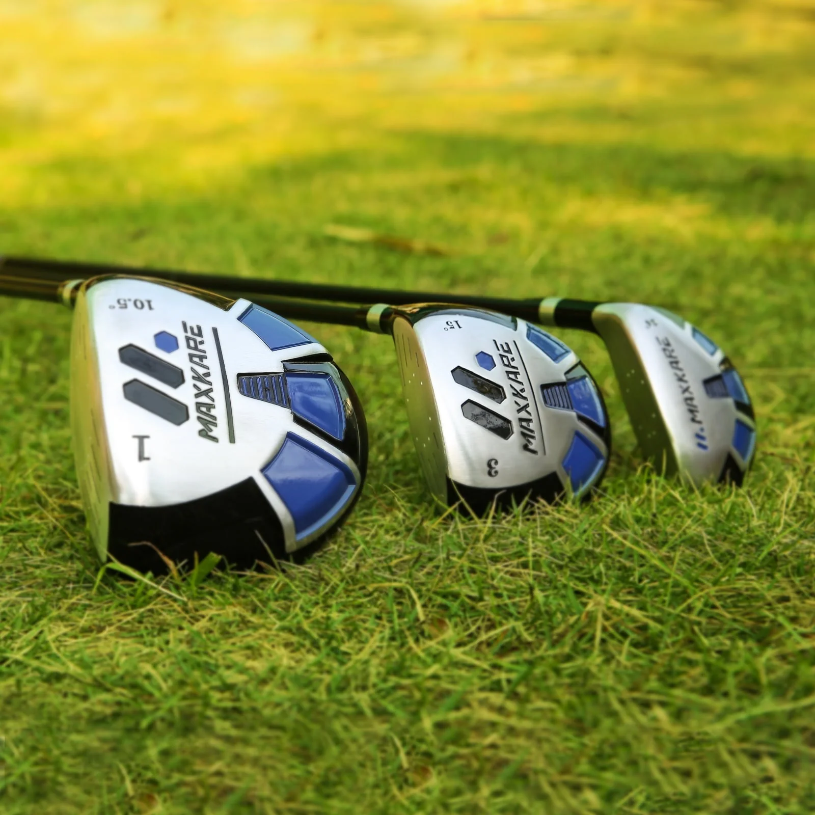 MaxKare Complete Golf Clubs Set Golf Men's Regular 13-Piece Complete Set Includes Driver, Fairway Wood, Hybrids, 6-9 Irons, PW, Putter, Stand Bag, 3 Head Covers - Right Hand