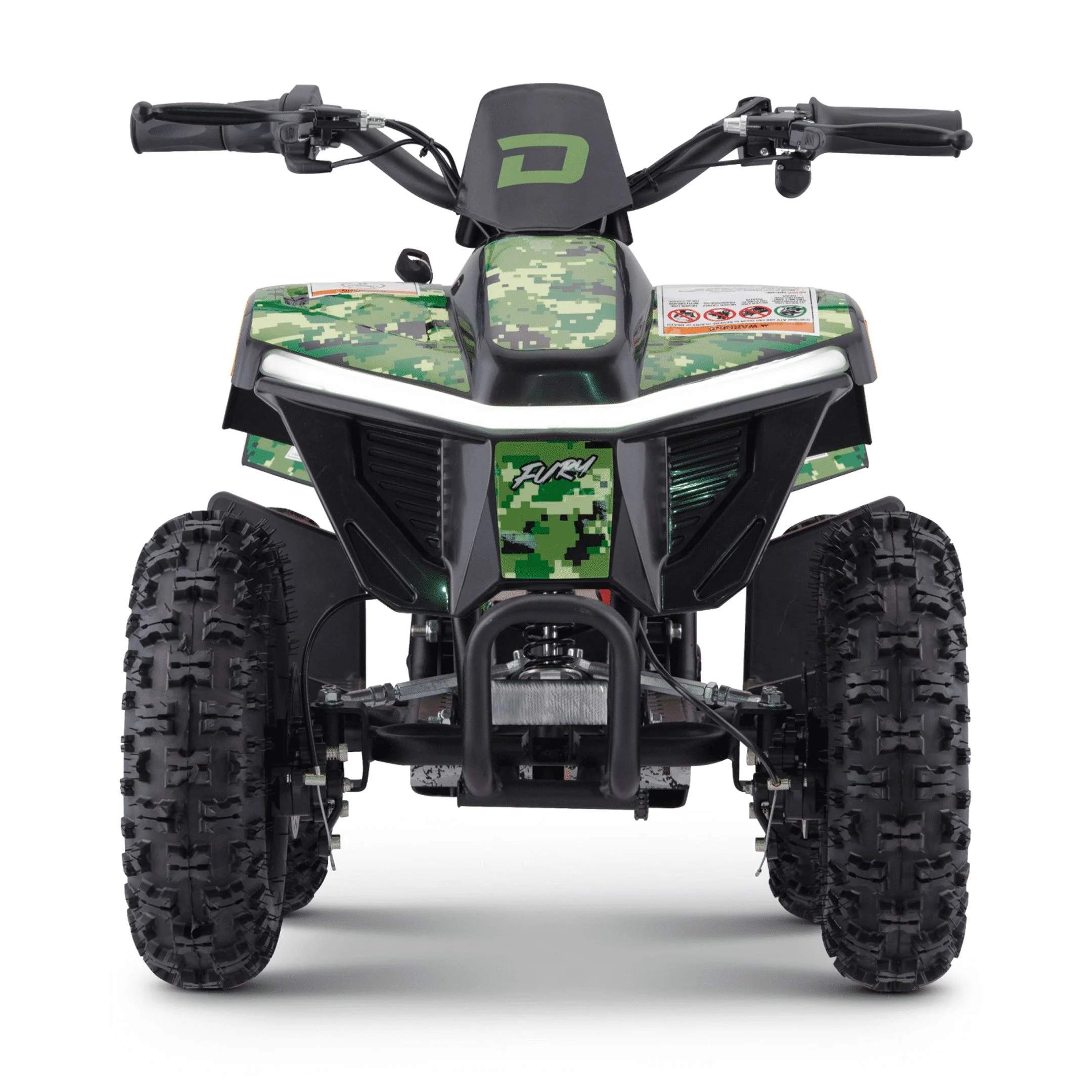 Droyd Fury Electric Youth ATV, 36V 500W Brushless Motor, Dual Suspension, Max Speed 15 mph, Offroad