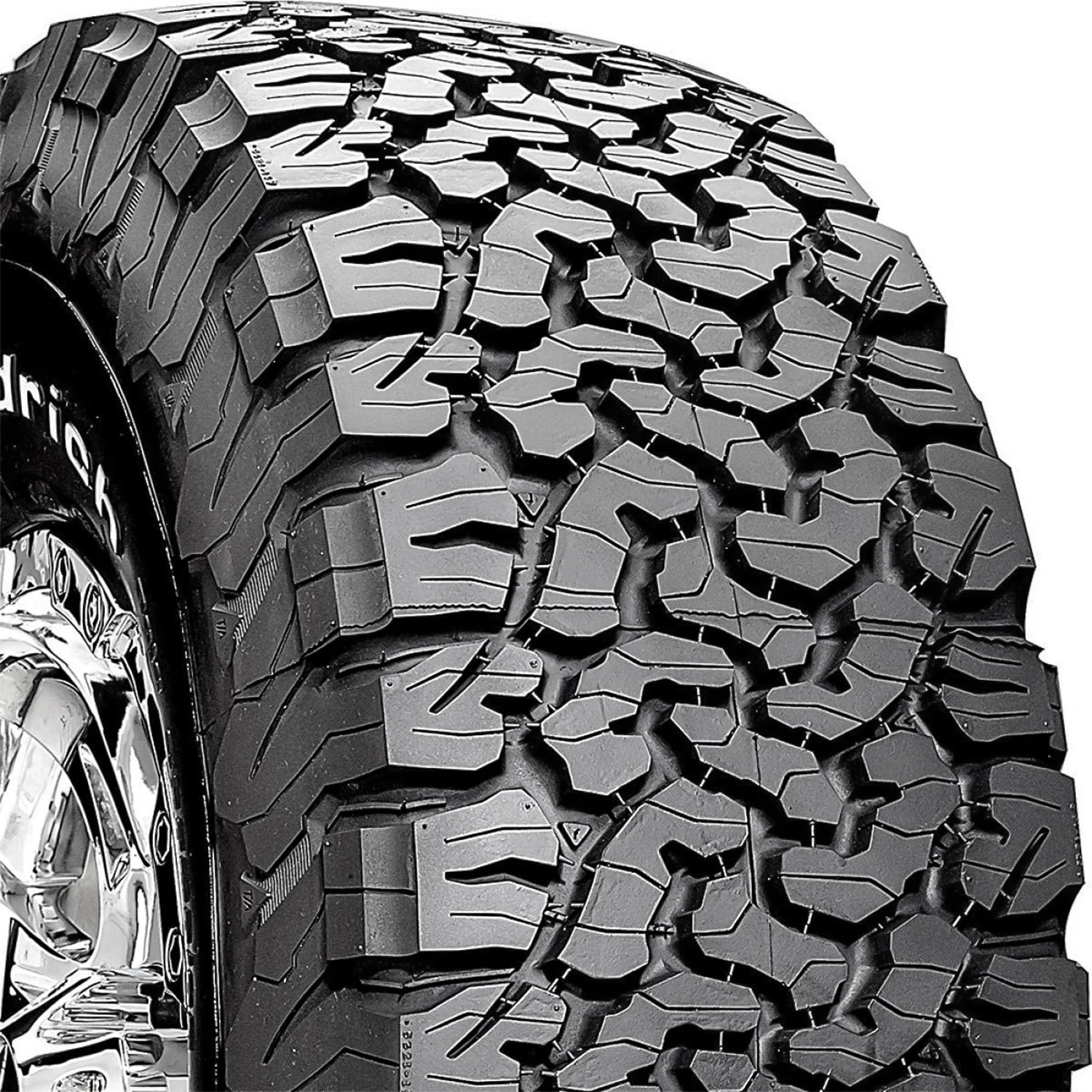 BFGoodrich All-Terrain T/A KO2 LT 265/70R17 112/109S C 6 Ply AT A/T Tire Fits: 2017 Chevrolet Silverado 1500 WT, 2014-15 Chevrolet Silverado 1500 WT