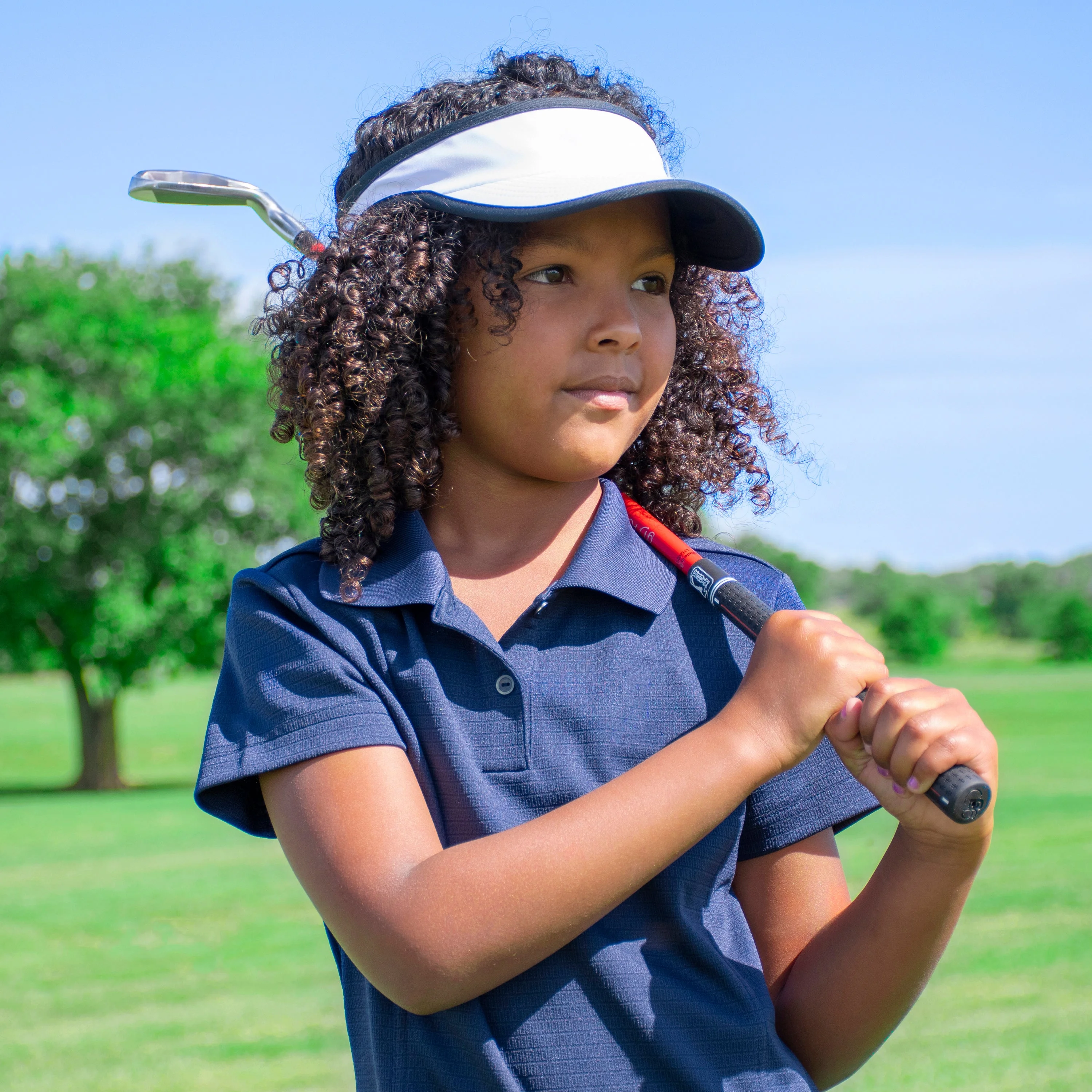 PGA Tour Right-Handed 10 Piece Kids Golf Club Stand Bag Set; Player Height 4'8 - 5'2