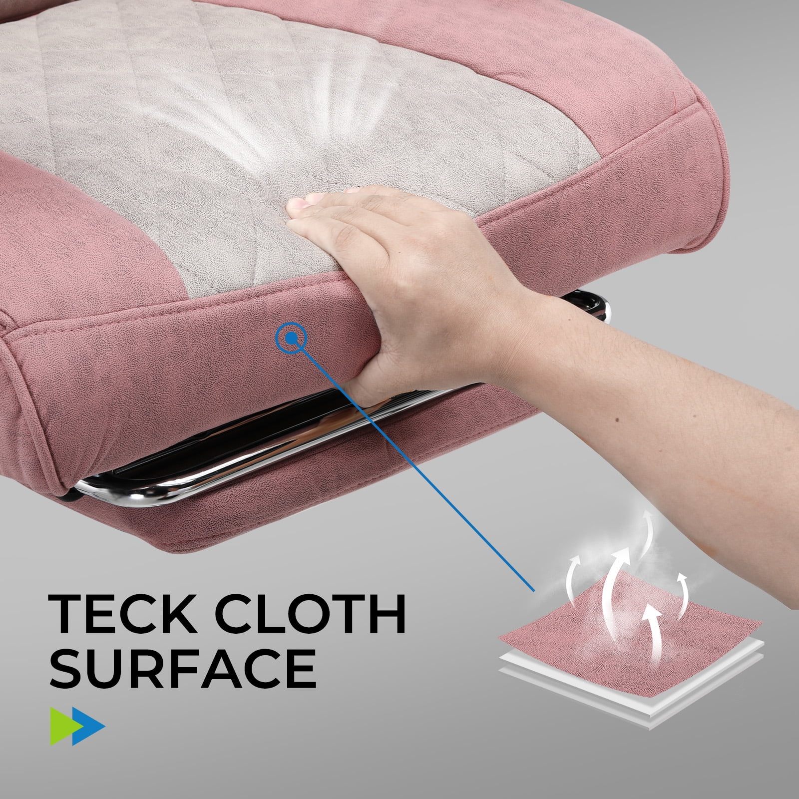 LUCKLIFE Big & Tall Office & Gaming Chair 400LBS Capacity, Wide Ergonomic Seat with Footrest, Adjustable Armrests, Black