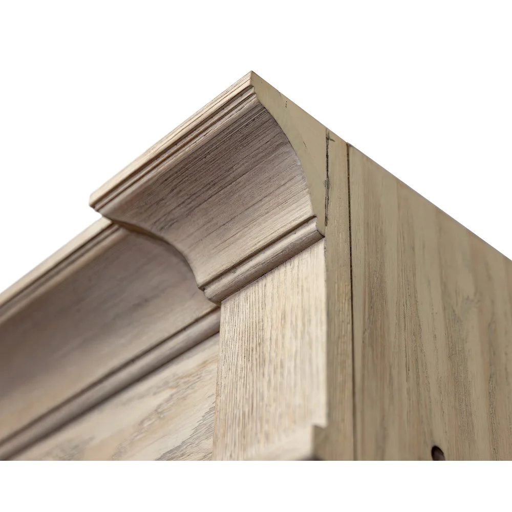 Martin Furniture Two 8' Tall Bookcase Wall With Ladder, Storage Organizer, Display Shelf, Brown