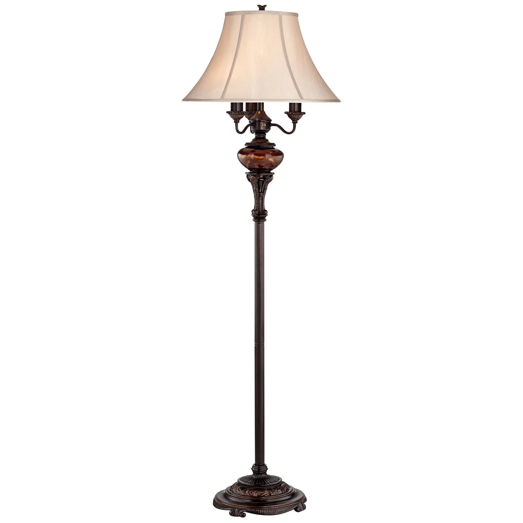 Barnes and Ivy Traditional Floor Lamp 4-Light 63