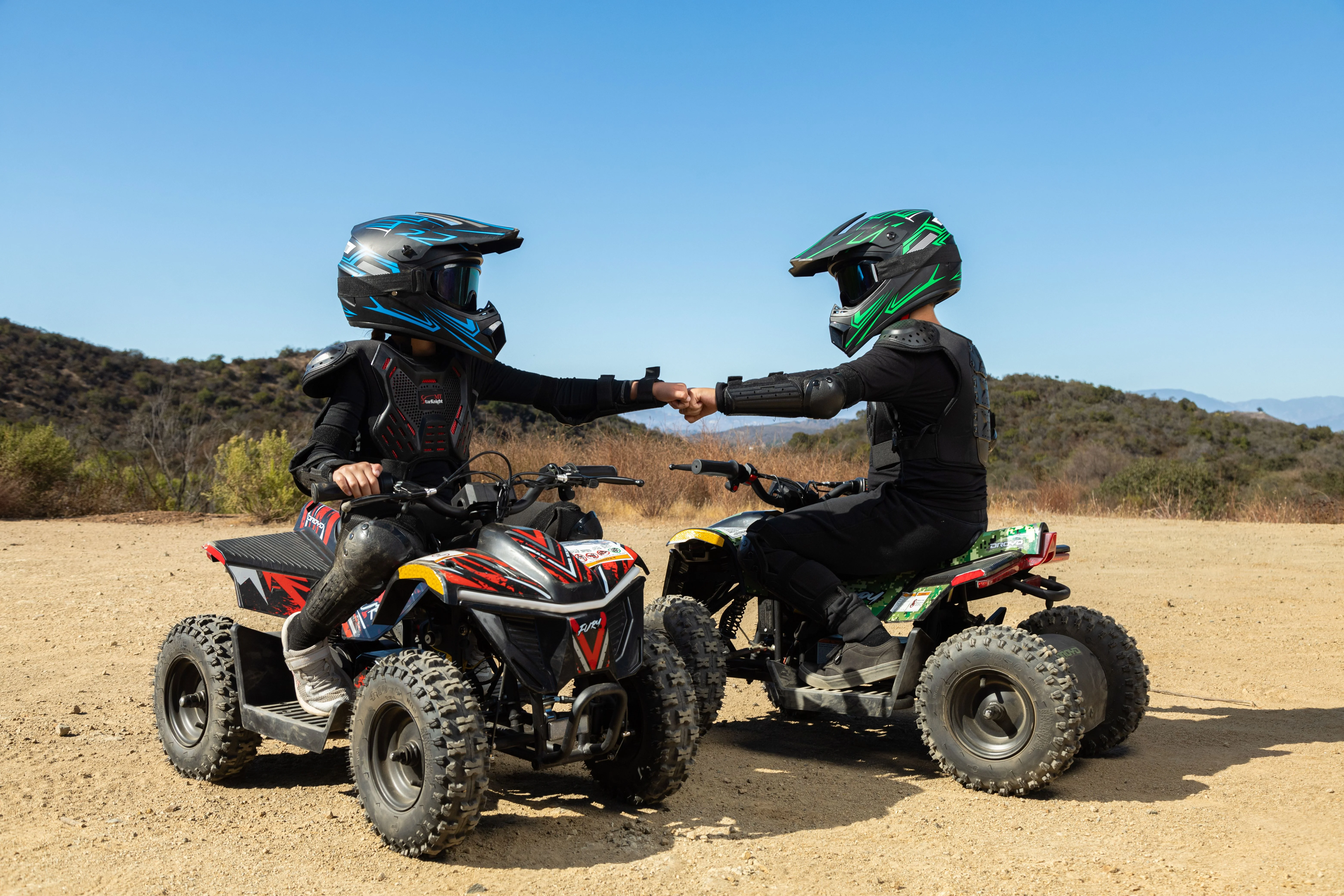 Droyd Fury Electric Youth ATV, 36V 500W Brushless Motor, Dual Suspension, Max Speed 15 mph, Offroad