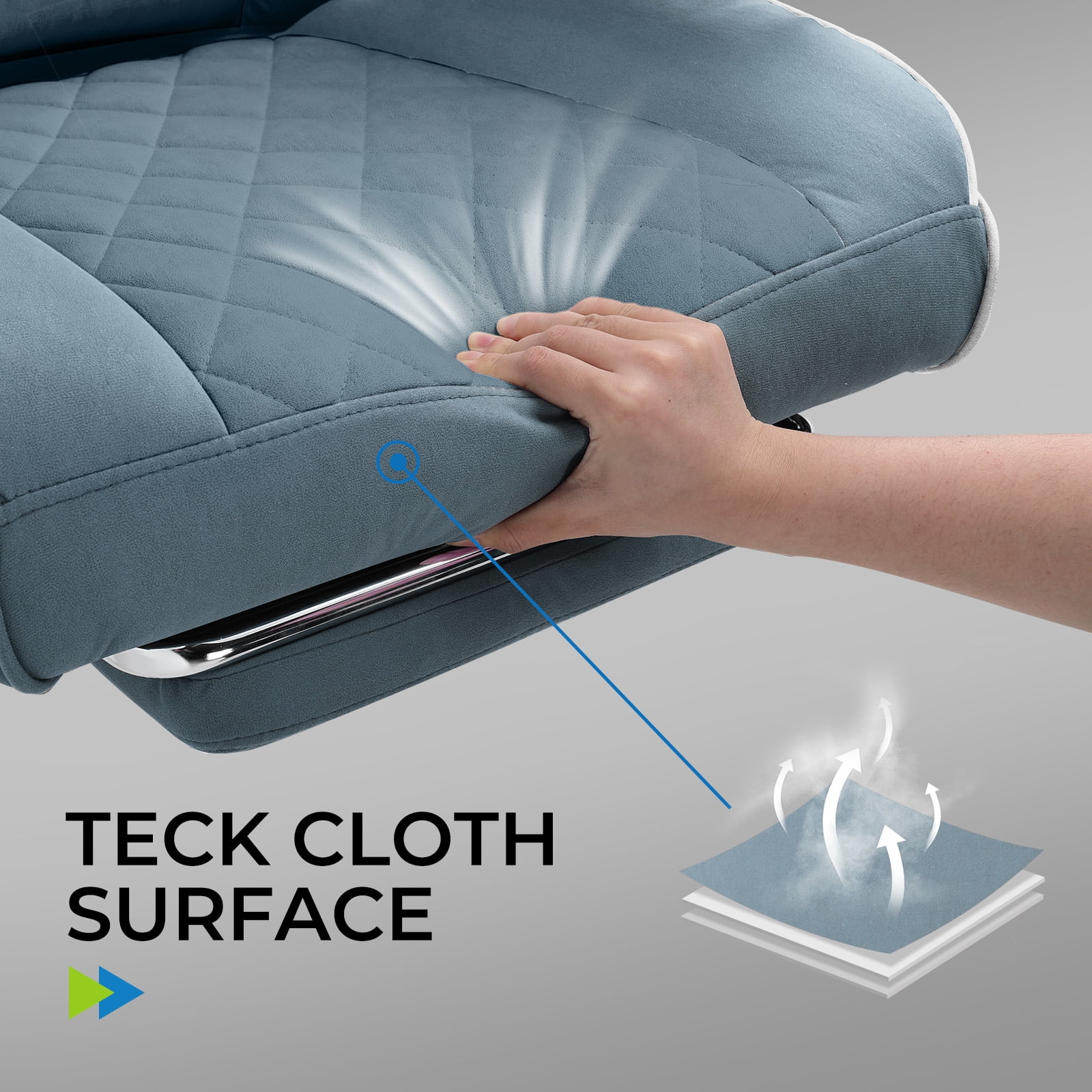 LUCKLIFE Big & Tall Office & Gaming Chair 400LBS Capacity, Wide Ergonomic Seat with Footrest, Adjustable Armrests, Black